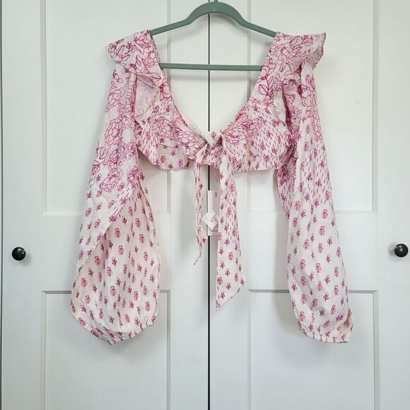 HEMANT AND NANDITA suki crop top, xl - Picture 7 of 15